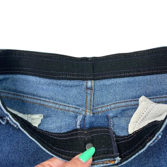 Vintage 80s Ultra High Rise Relaxed Fit Straight Legs Jeans Denim Taylor Togs 6 - Picture 5 of 6